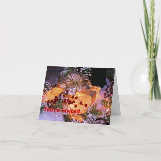 Invitación encendida de la celebración de días (Anverso)