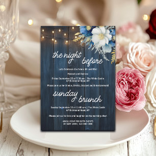 Invitación Encendido de las luces de cadena y brunch dominica