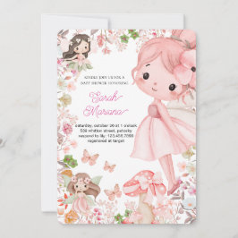 Invitación Enchanted Fairy Baby Shower