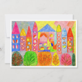 Invitación Enchanted Fairy Tale Town Invitation