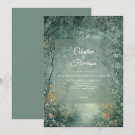 Invitación Enchanted Forest Wedding
