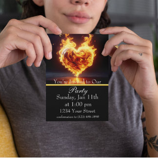 Invitación ¡Enciéndete para nuestra fiesta!
