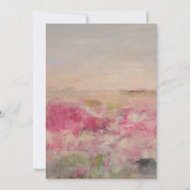 Invitación Encontrar primavera (Anverso)