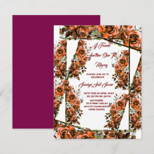 INVITACIÓN ENCONTRE OTRO PARA CASARME  BODA 