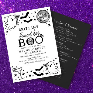 Invitación Encontré su fin de semana de bachillerato en Boo H