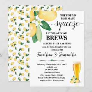 Invitación Encontré su principal apretón para romper la ducha