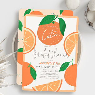 Invitación Encontró a su Naranja Cutie Bridal Shower