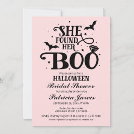Invitación Encontró Su Boo Halloween Bridal Shower Invitati