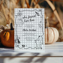 Encontró Su Boo Quirky Halloween Bridal Shower