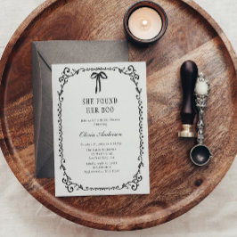 Invitación Encontró Su Ducha De Boo Halloween Bridal