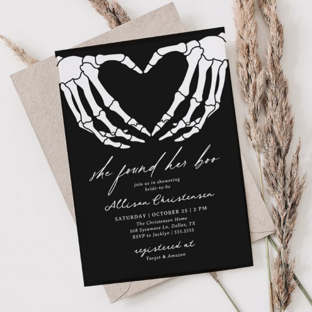 Invitación Encontró Su Ducha De Boo Halloween Bridal (Subido por el creador)