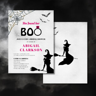 Invitación Encontró Su Ducha De Boo Halloween Bridal