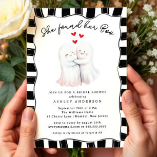 Invitación Encontró Su Ducha De Novias De Boo