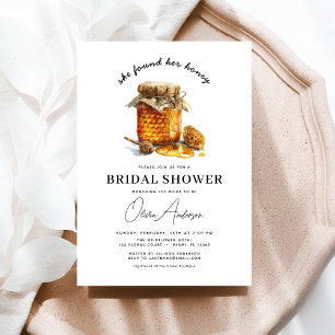 Invitación Encontró Su Ducha De Novias De Moda Honey Boho