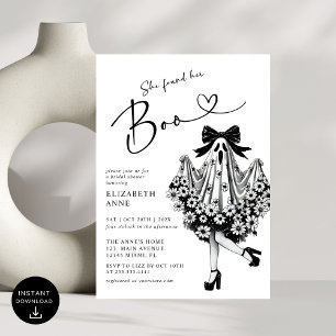Invitación Encontró Su Ducha De Novias Florales De Boo