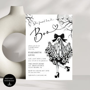 Invitación Encontró Su Ducha De Novias Florales De Boo