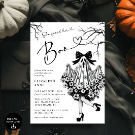 Invitación Encontró Su Ducha De Novias Florales De Boo