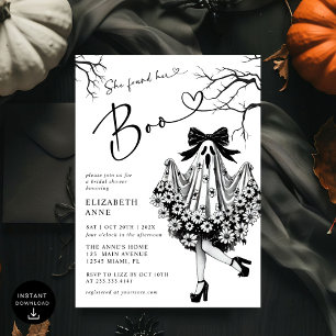 Invitación Encontró Su Ducha De Novias Florales De Boo