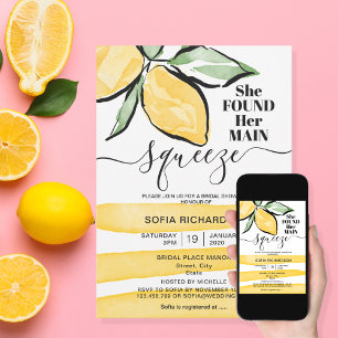 Invitación Encontró su limón compso BOHO SUMMER