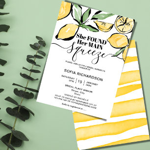 Invitación Encontró su limón compso BOHO SUMMER
