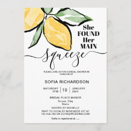 Invitación Encontró su limón compso BOHO SUMMER