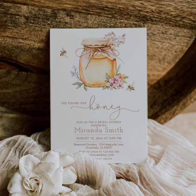Invitación Encontró su miel Bridal Shower (Subido por el creador)