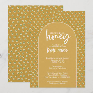 Invitación Encontró Su Miel - Ducha De Novias