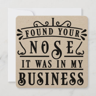 INVITACIÓN ENCONTRÓ SU NARIZ