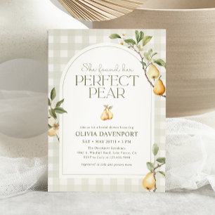 Invitación Encontró Su Perfecta Ducha Botánica De Novias Pear