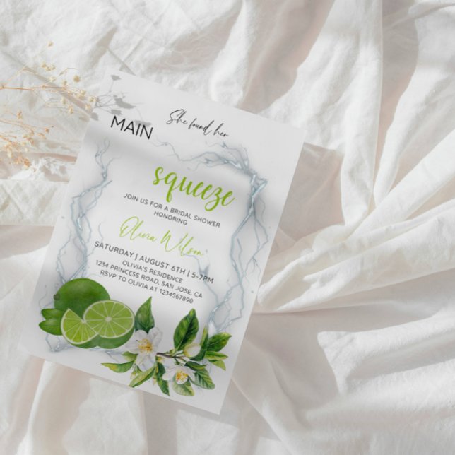 Invitación Encontró su principal apretón | Citrus Bridal Show (Subido por el creador)