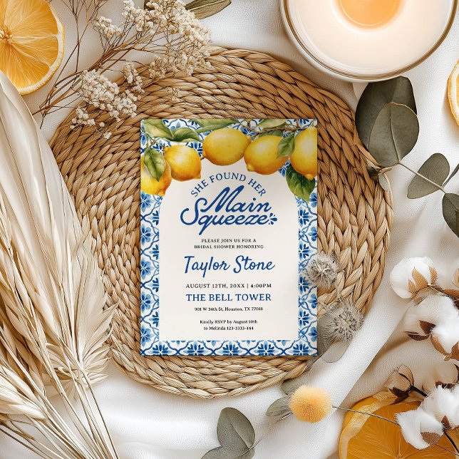 Invitación Encontró Su Principal Ducha De Brigada Con Limón. (Subido por el creador)