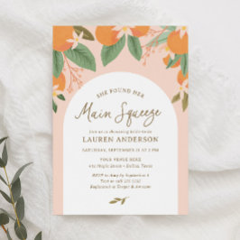 Invitación Encontró Su Principal Ducha De Brigada De Citrus D