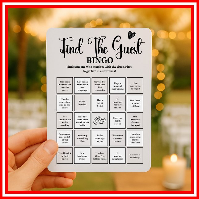 Invitación Encuentra El Juego De Ducha Bridal De Bingo Invita (Subido por el creador)