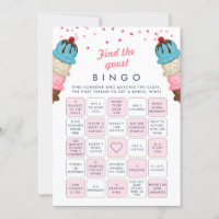 Encuentra el juego de ducha de novias de Bingo inv