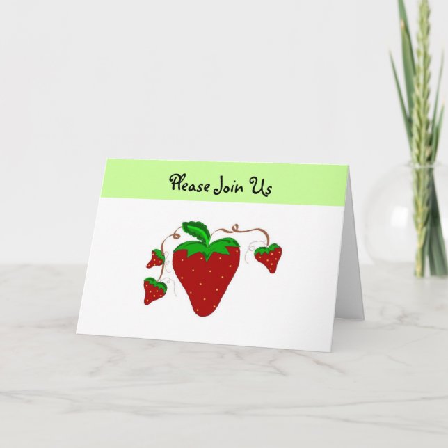 Invitación Encuentro de Fresas (Anverso)
