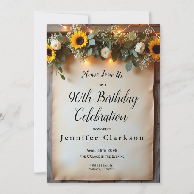 Invitación Encuentros Rústicos de la Hora Dorada (Anverso)