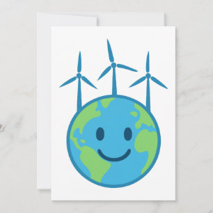 Invitación Energía eólica para una tierra limpia