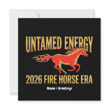 Energía Indomable Año del Caballo de Fuego 2026 Añ