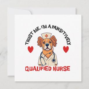 Invitación Enfermera Calificada Pawsitivamente