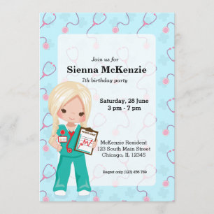 Invitación Enfermera infantil