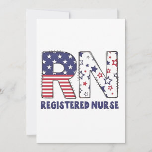 Invitación Enfermera Registrada RN 4 de Julio Sutil Americana