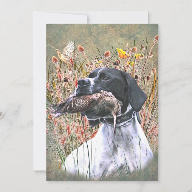 Invitación English pointer (Anverso)