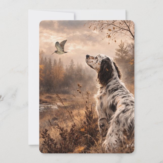 Invitación English Setters (Anverso)