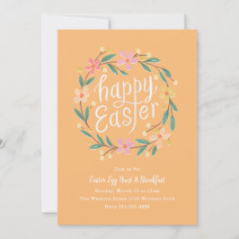 Invitación Engranaje De Caza De Huevos De Pascua De Primavera