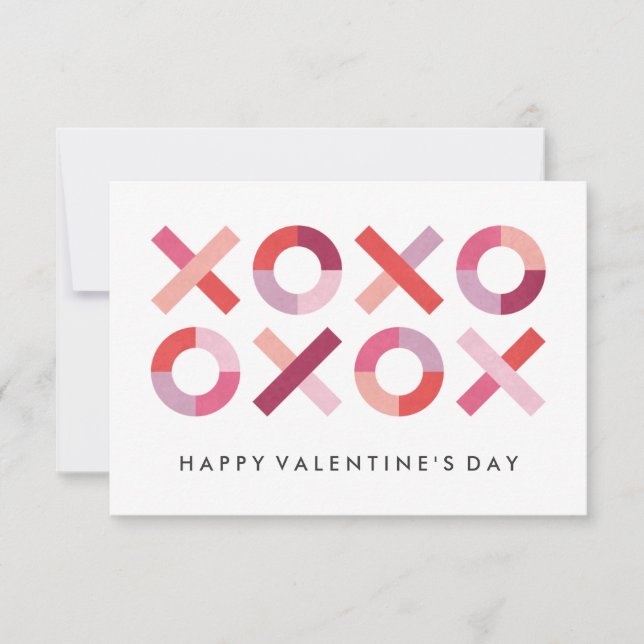 Invitación Enhorabuena + Besos de San Valentín - Rubor (Anverso)