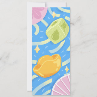 Invitación Enjoy The Lucky Game - Funky Cute Style