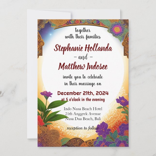 Invitación Ensamblando un equipo dedicado de Bodas vendedores (Anverso)