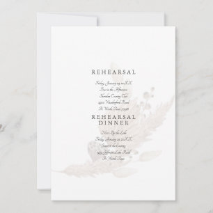 Invitación Ensayo Boda de Pampas Mudas