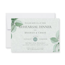 Ensayo boda | Elegante acuarela Eucalipto