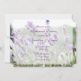 Invitación Ensayo de Boda bohemio de Lavender invita a compra